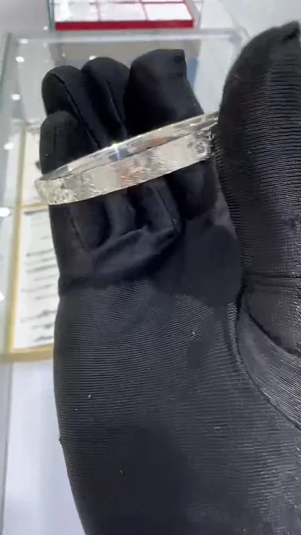 珐琅足银吉言碎冰冰58圈26克