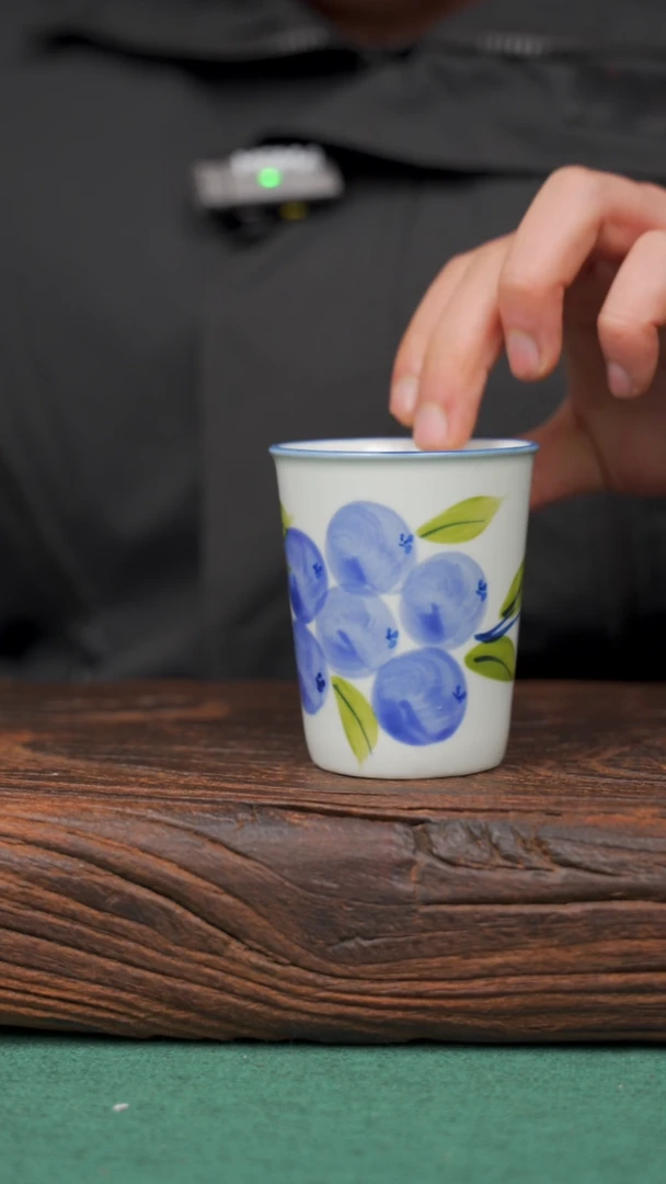 【闪购商品】瓷片20景德镇杯釉下手工手绘瓷器