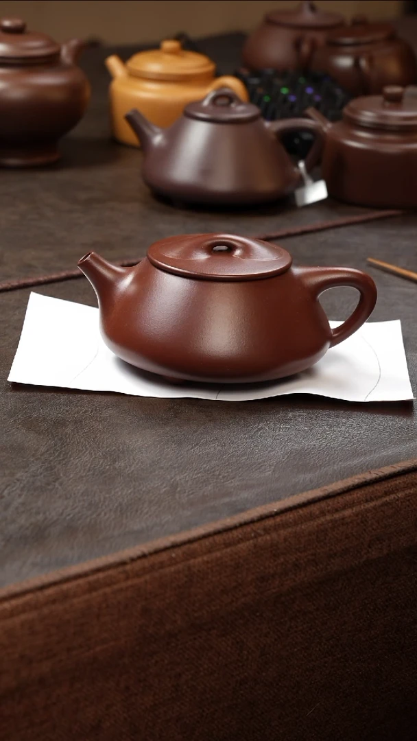 茶壶紫砂壶·27底槽青满瓢325cc