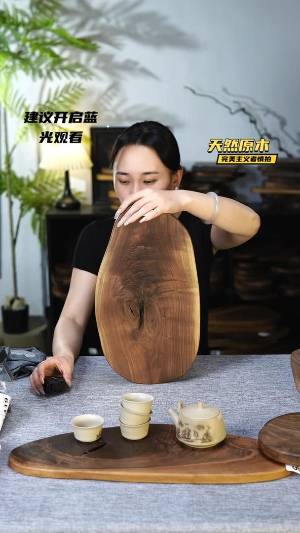 木北美黑胡桃原木干裂疤结不属于商品质量问题完美主义者慎拍