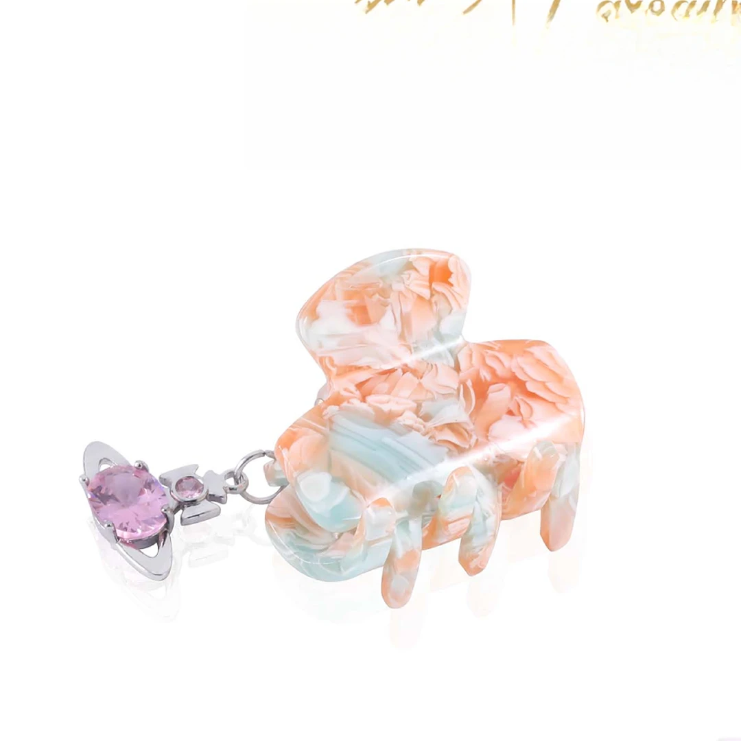 醋酸 时尚气质星星发夹  3596