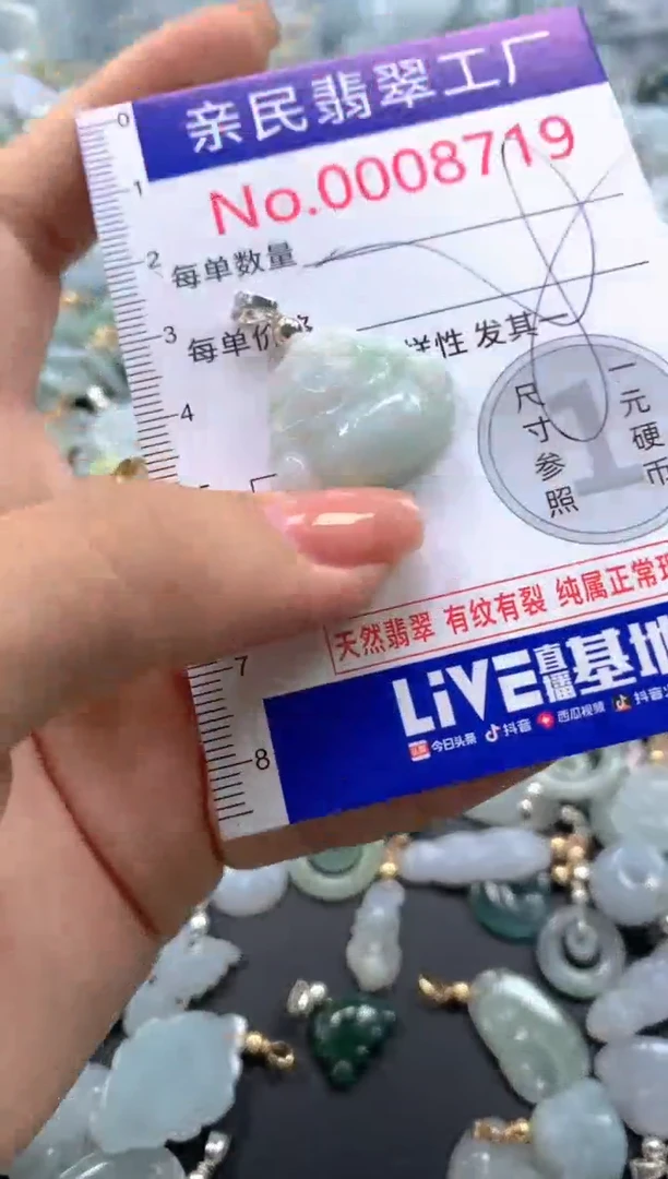颈饰未镶嵌翡翠8719