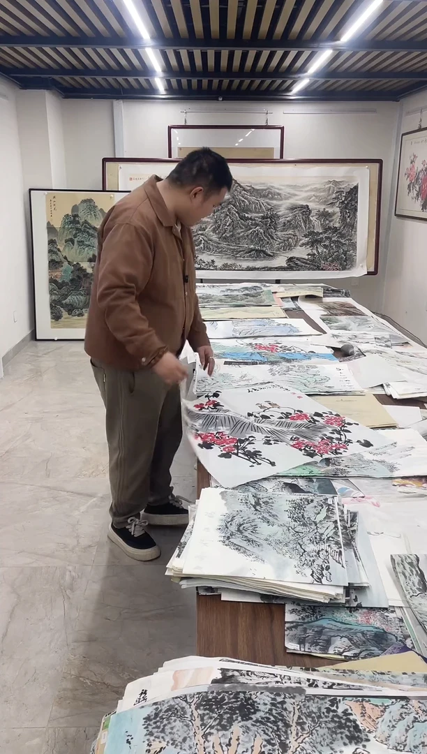 国画阿豪专属链-芭蕉叶