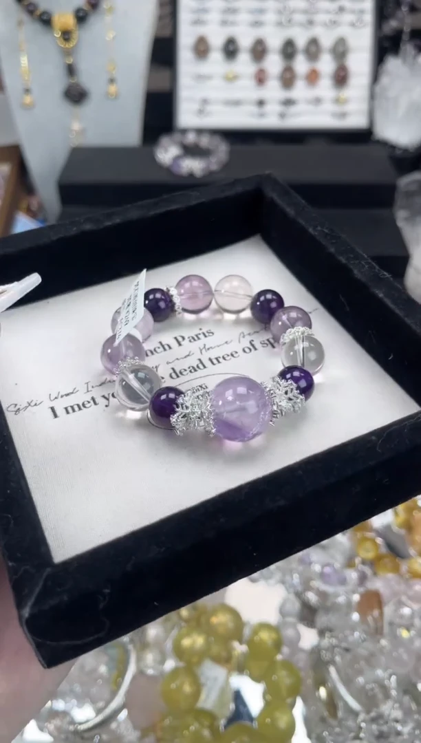 【闪购商品】水晶手链未镶嵌天然水晶 多样性发货