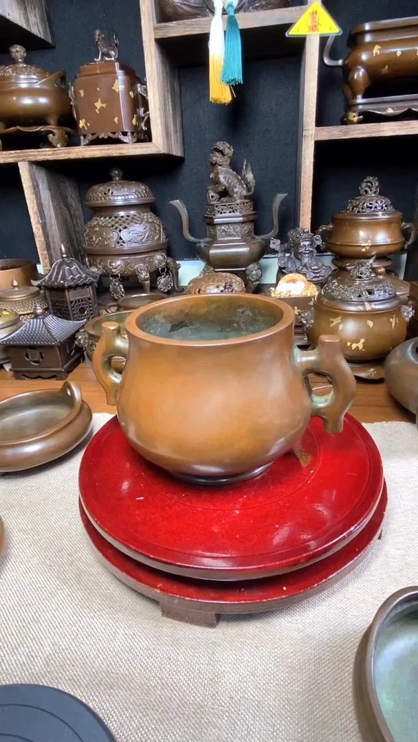 【闪购商品】纯铜 精品铜 摆件熏香炉/摆件