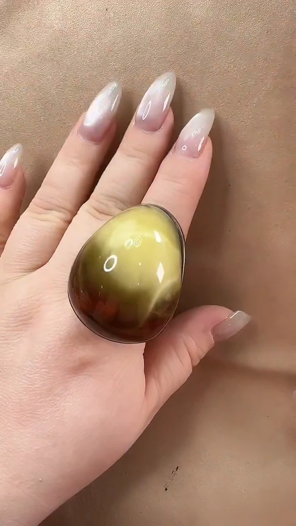 琥珀颈饰未镶嵌戒指