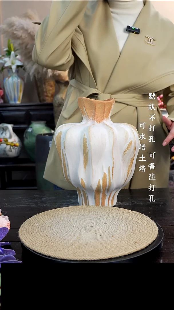 摆件陶瓷01景德镇高档陶瓷花瓶