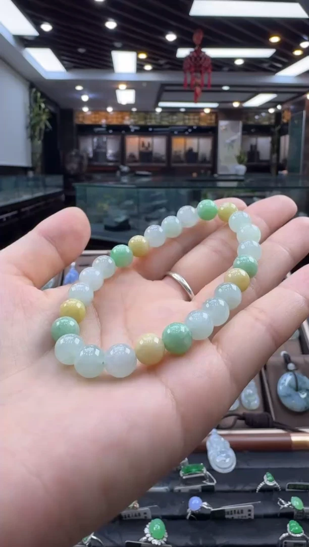 未镶嵌手链翡翠手串