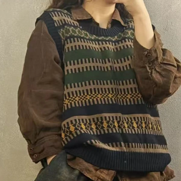 花色针织马夹5924076