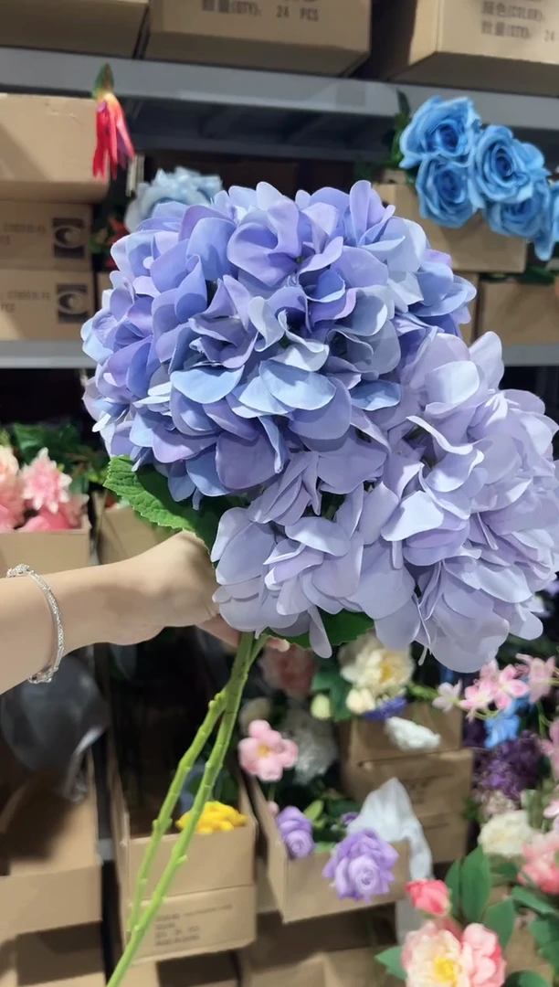 2枝混色手感保湿大绣球