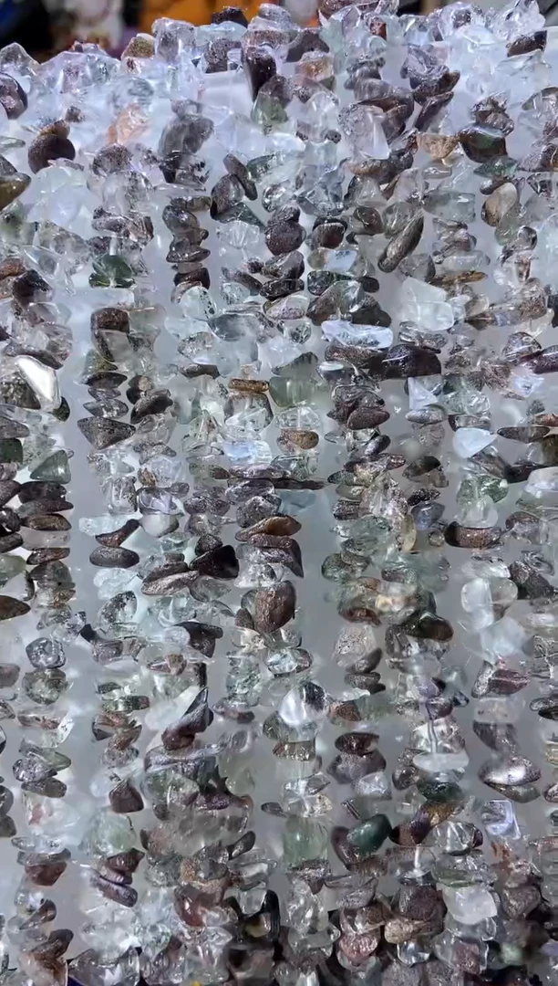 水晶珠宝半成品未镶嵌绿幽灵