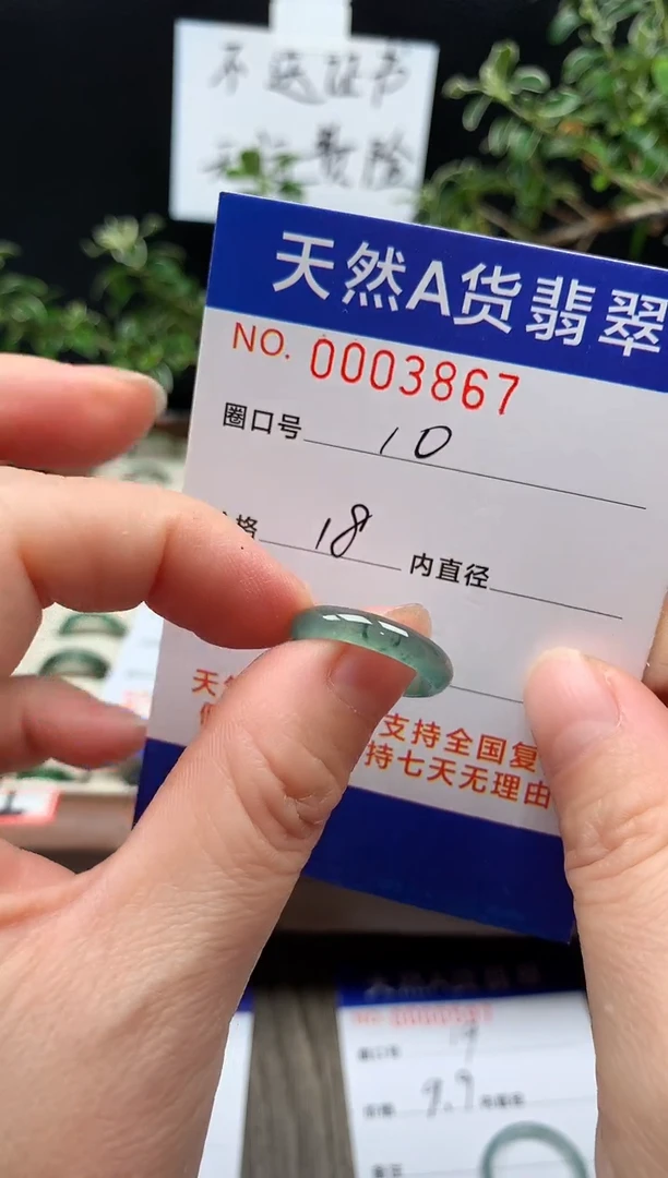未镶嵌戒指翡翠10#