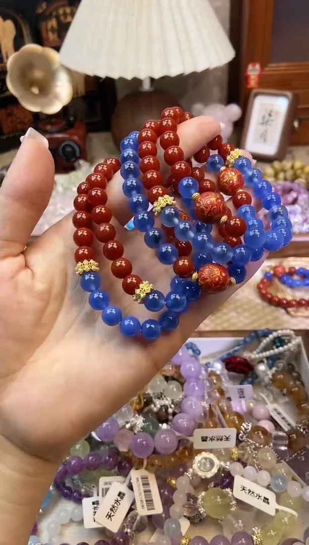 【闪购商品】玛瑙手饰未镶嵌6070手串