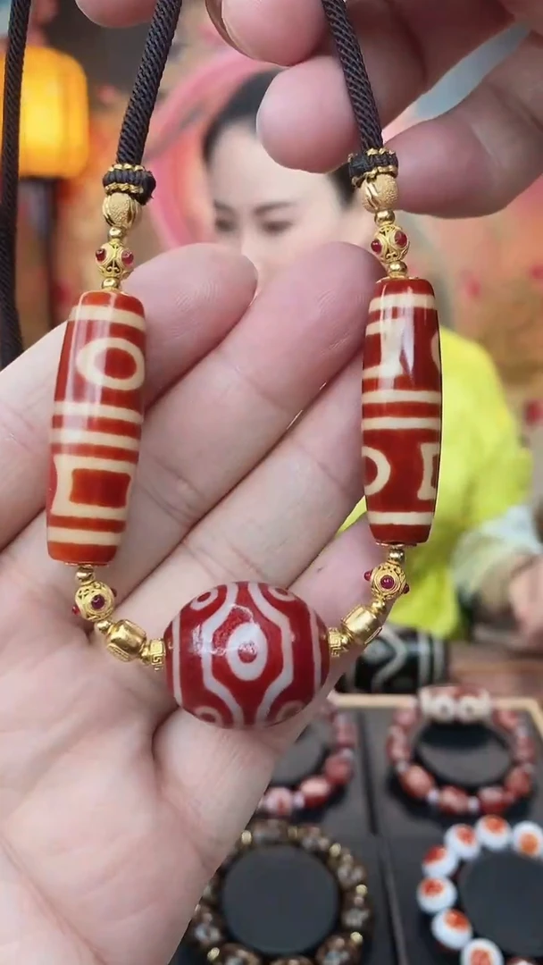 【闪购商品】玛瑙/玉髓锁骨链未镶嵌玛瑙九眼锁骨链