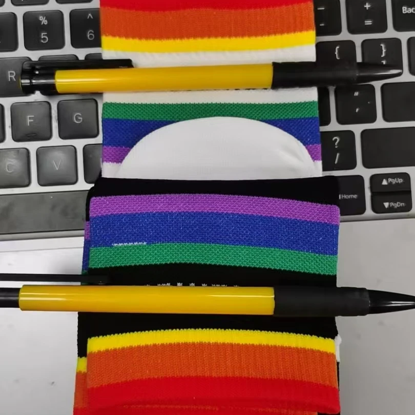 Z499 彩虹袜子S/M黑白一对