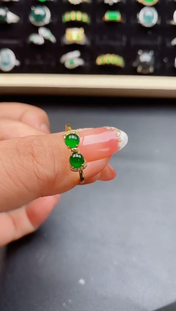 【闪购商品】翡翠戒指银S925镶嵌1212