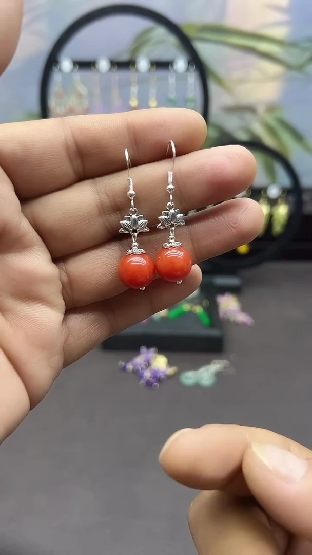 未镶嵌耳饰玛瑙/玉髓201