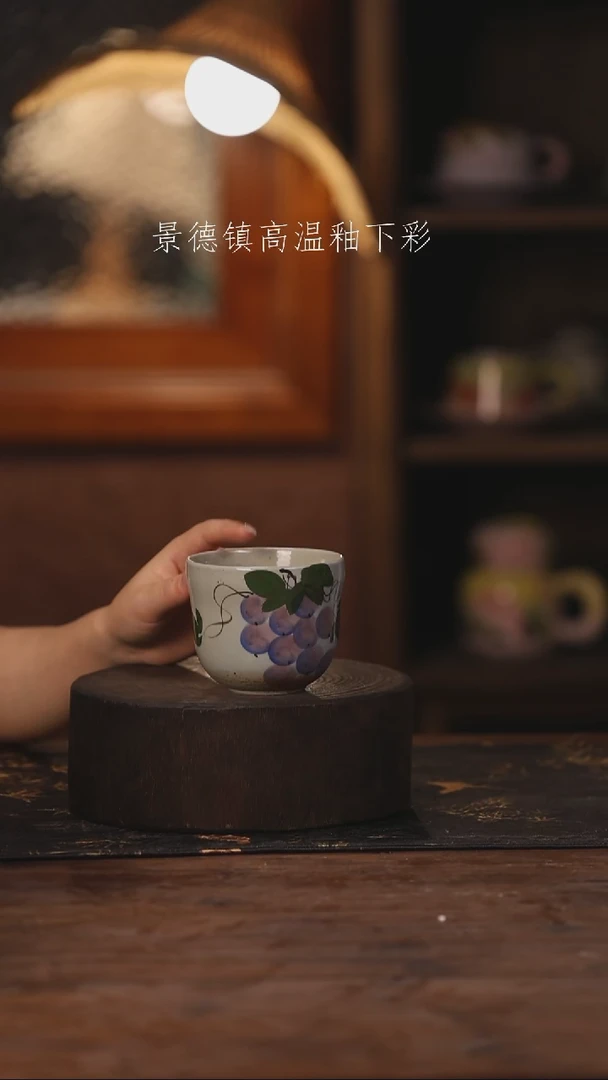 陶瓷景德镇高温釉下手绘陶瓷441