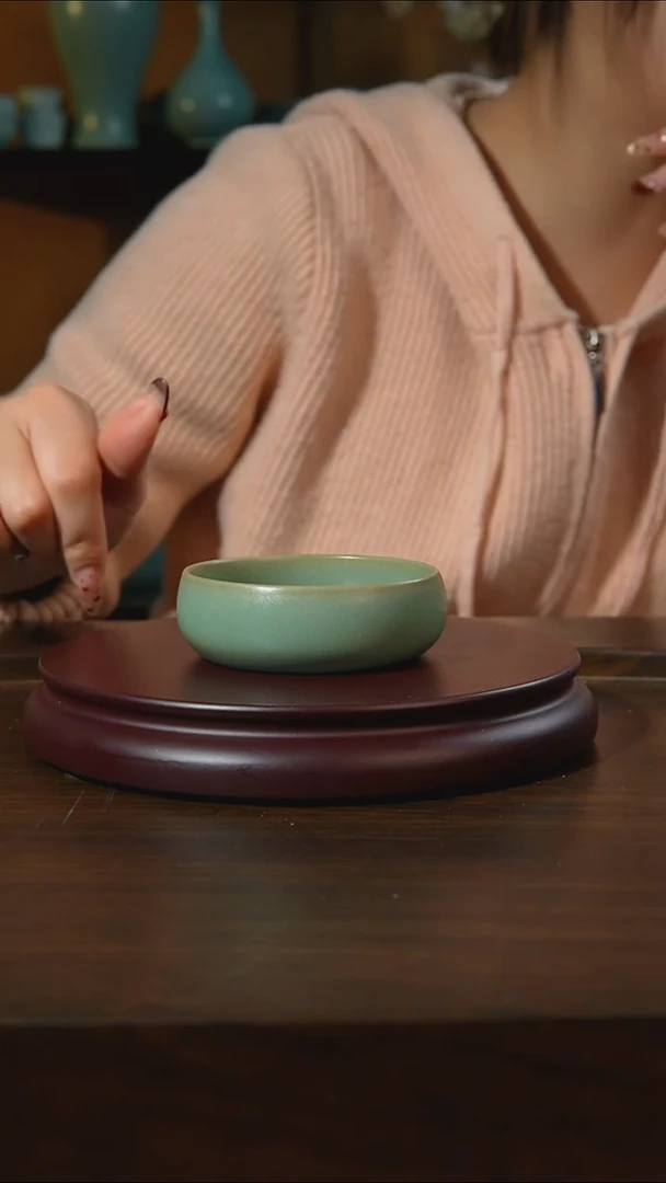 杯子瓷汝州原产地原矿仿古老釉q