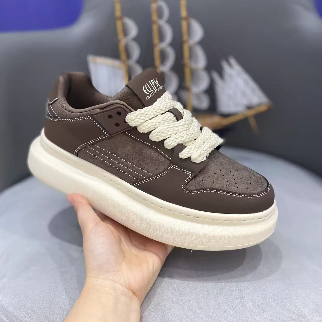 秋冬季 厚底 轻便 软底 板鞋 加厚 保暖 增高 休闲百搭潮鞋 1765