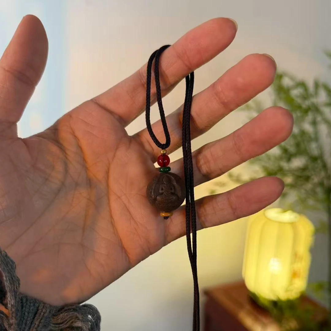 【降真无相单珠吊坠1.8】 手工香料 古法