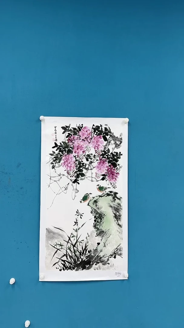 【闪购商品】国画1.16-王夫怀-三尺花鸟60