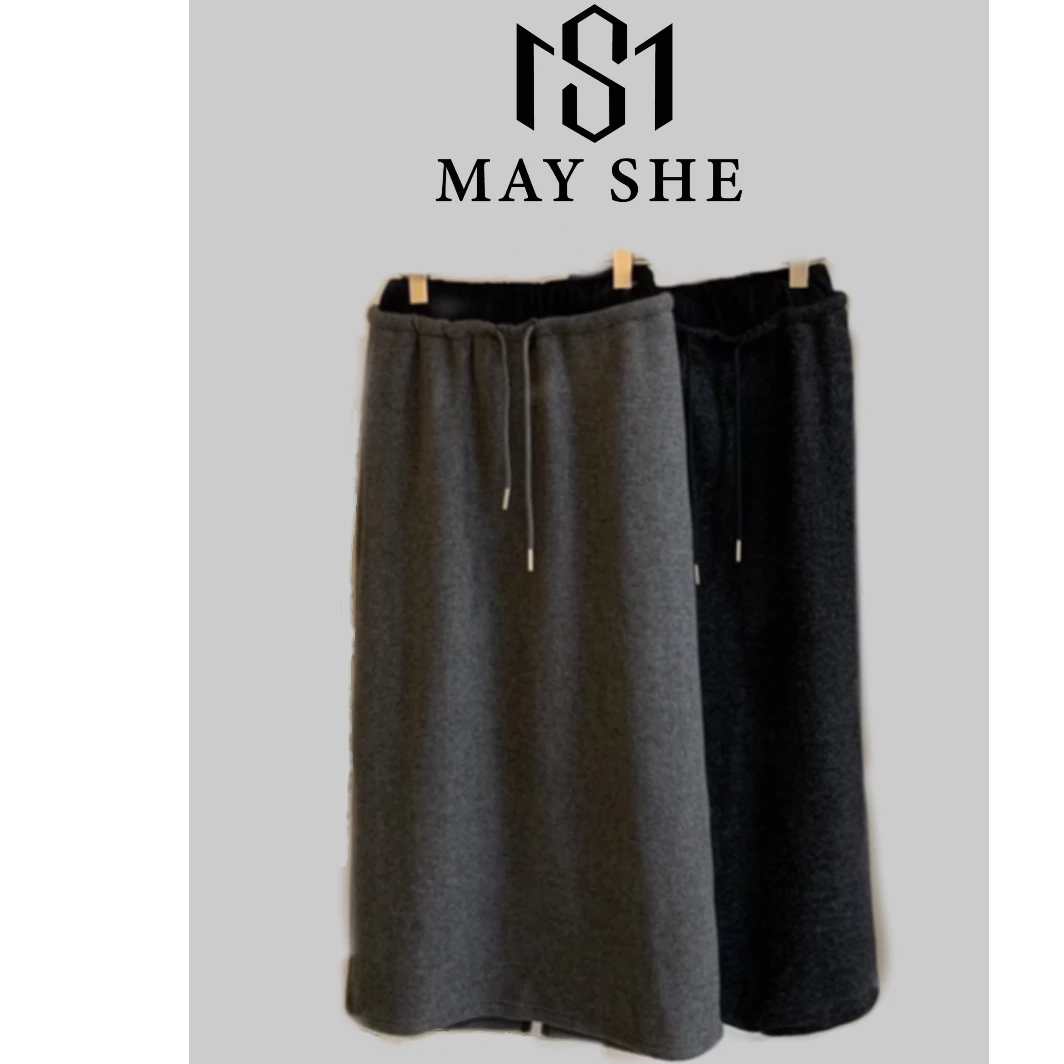【易哥专属】双腰头宽松休闲半裙加绒加厚