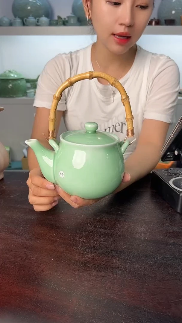 龙泉云间青瓷小米茶器