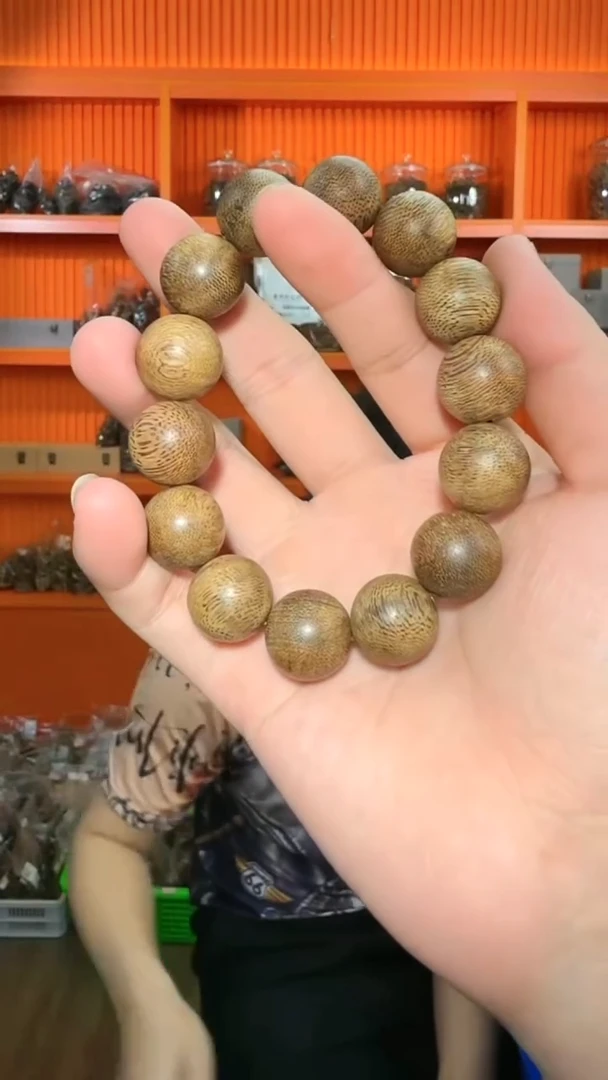 沉香手串447号尖峰岭单圈26g1.6多样性发一