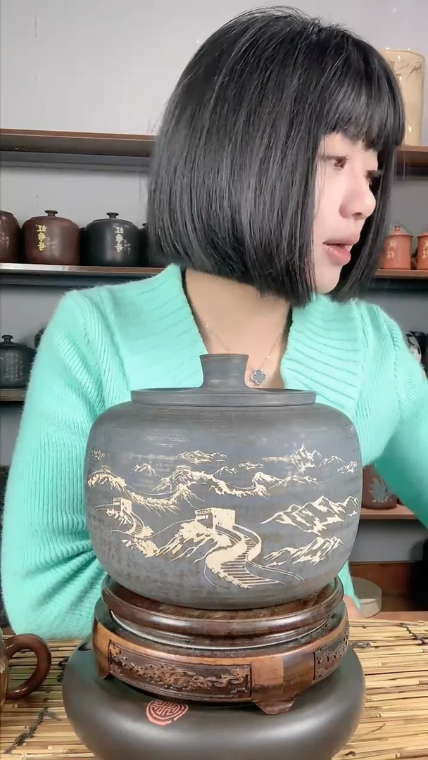 【闪购商品】罐手磨彩填醒茶罐