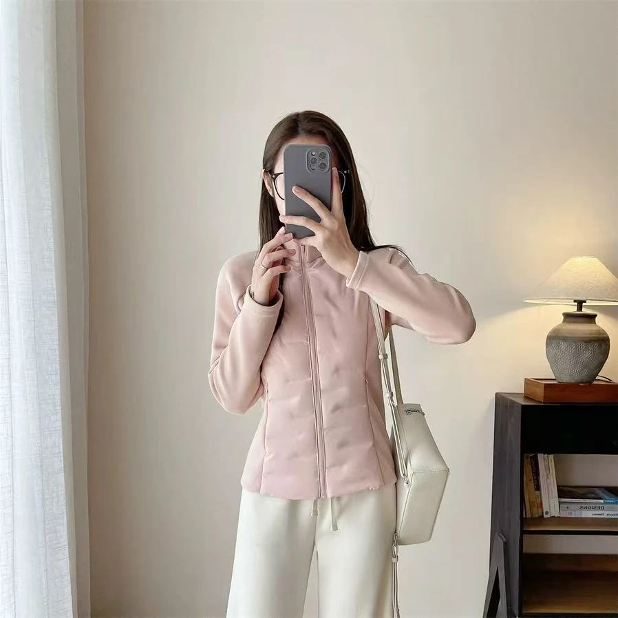 XIAOM~百搭拼接羽绒服