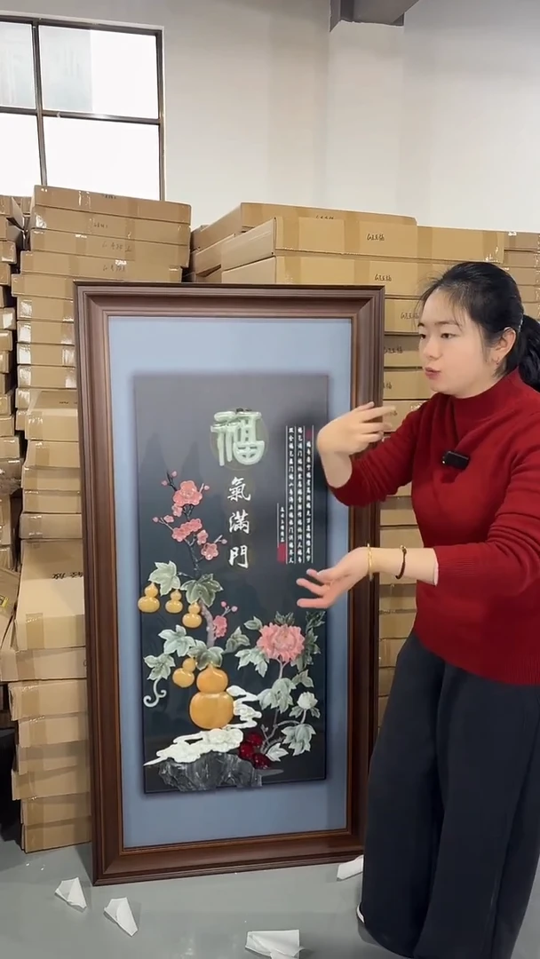 横款80160福气满门大玄关