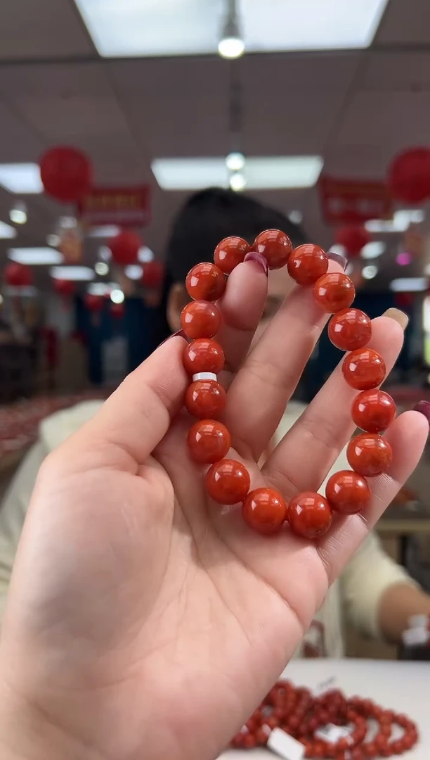 【闪购商品】南红玛瑙珠串未镶嵌多言发其一/12/92198705