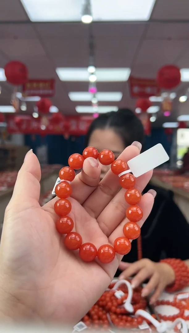 【闪购商品】南红玛瑙珠串未镶嵌多样发其一/12/HS9992271