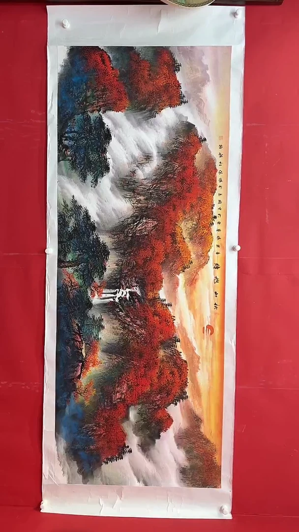 国画画家陆远华纯手绘原作