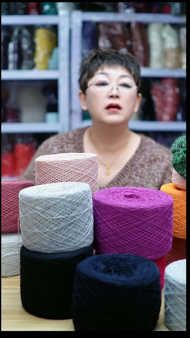 羊绒欢姐编织E083