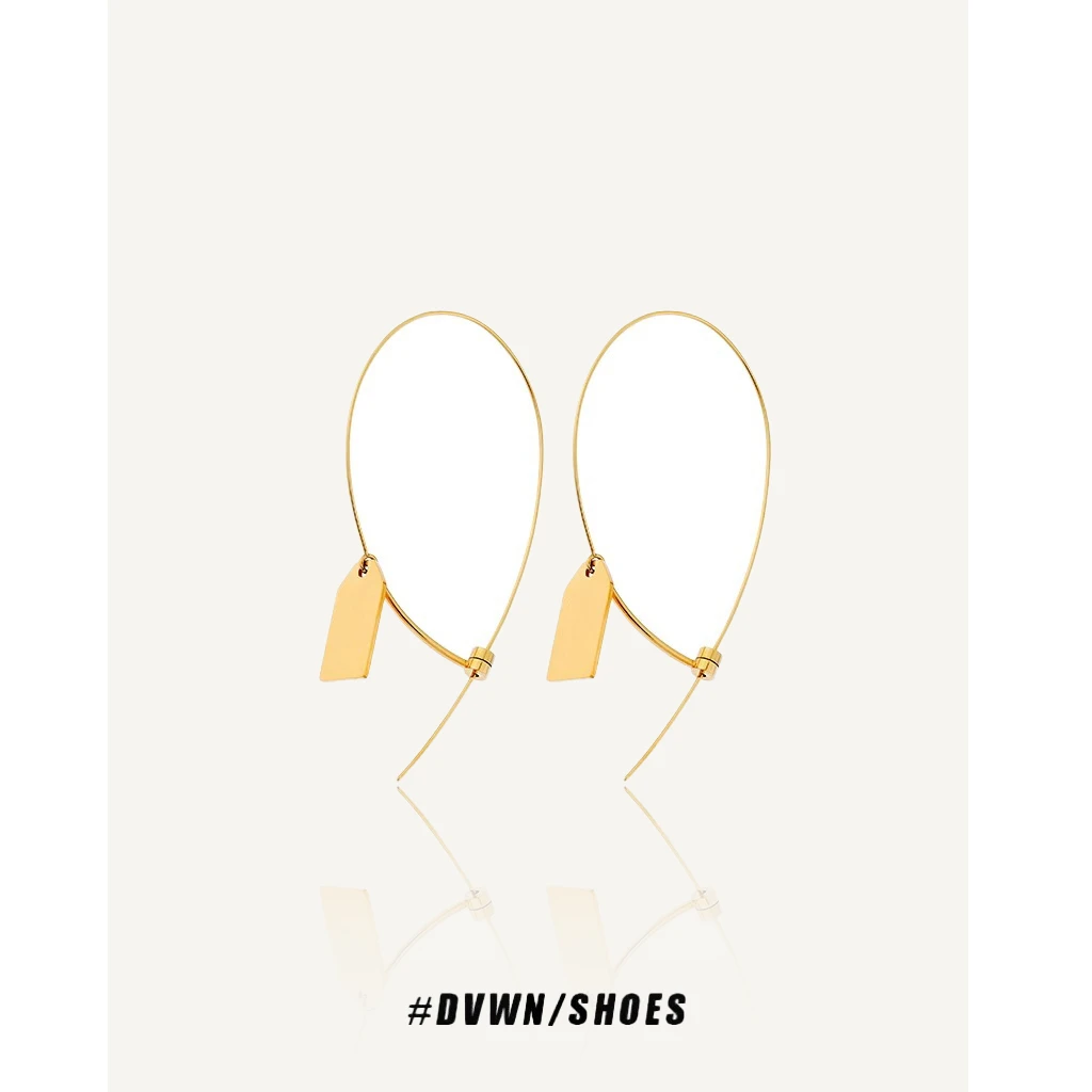 铜合金耳饰 【高定系列】欧美风标签耳环