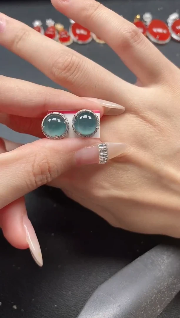 银S925镶嵌戒指翡翠1515511