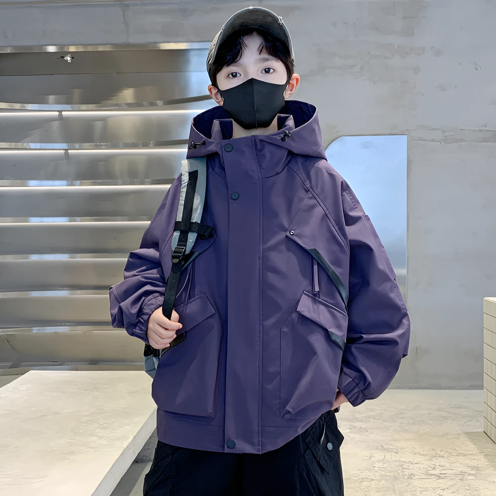 童装儿童男童外套春秋款6-12岁潮款中大童8-15岁男孩秋季洋气帅气