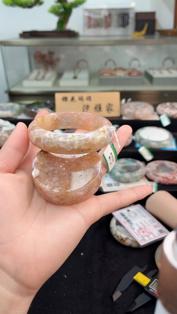 未镶嵌手镯石英质玉60圈口（赠品镯心）691276