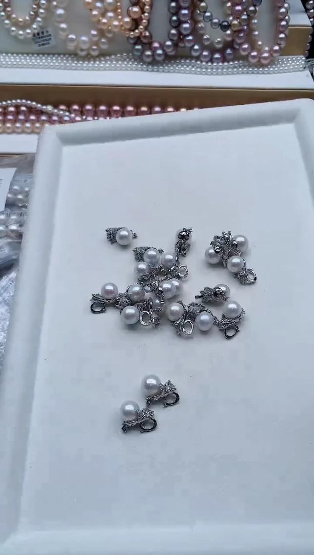 吊坠(不含链)合金淡水珍珠多样性发其一，非无暇