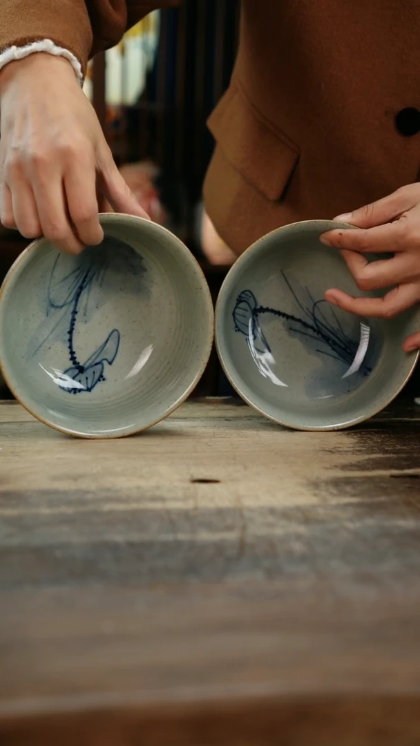 【闪购商品】瓷片景德镇纯手工釉下彩精品餐具