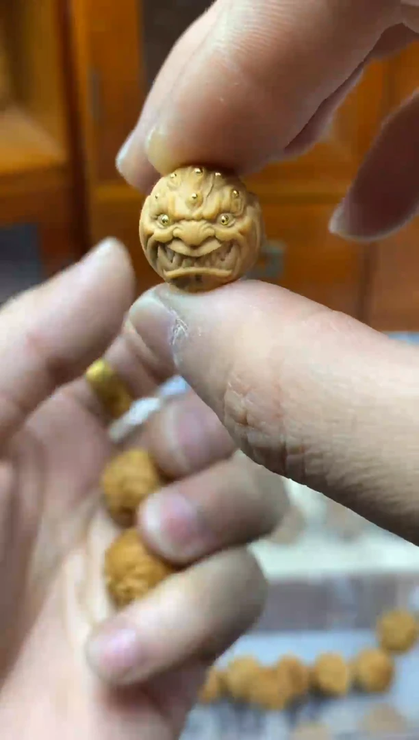 吊坠猴头核桃法眼 恶僧 镶嵌