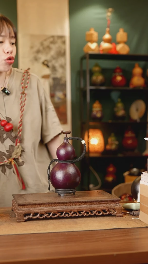 222号精品天然大漆酒葫芦一物一拍~