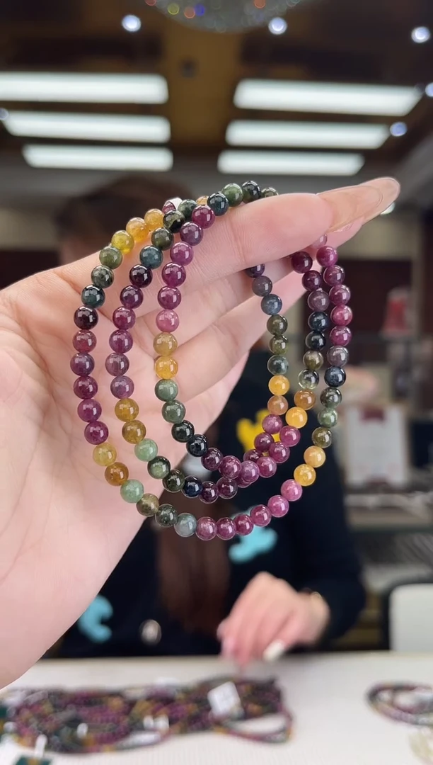 【闪购商品】碧玺/未镶嵌5mm+碧玺多圈多样性发货9