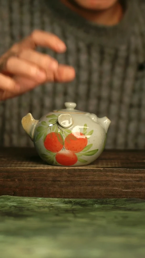 瓷器青诗集手工手绘瓷器