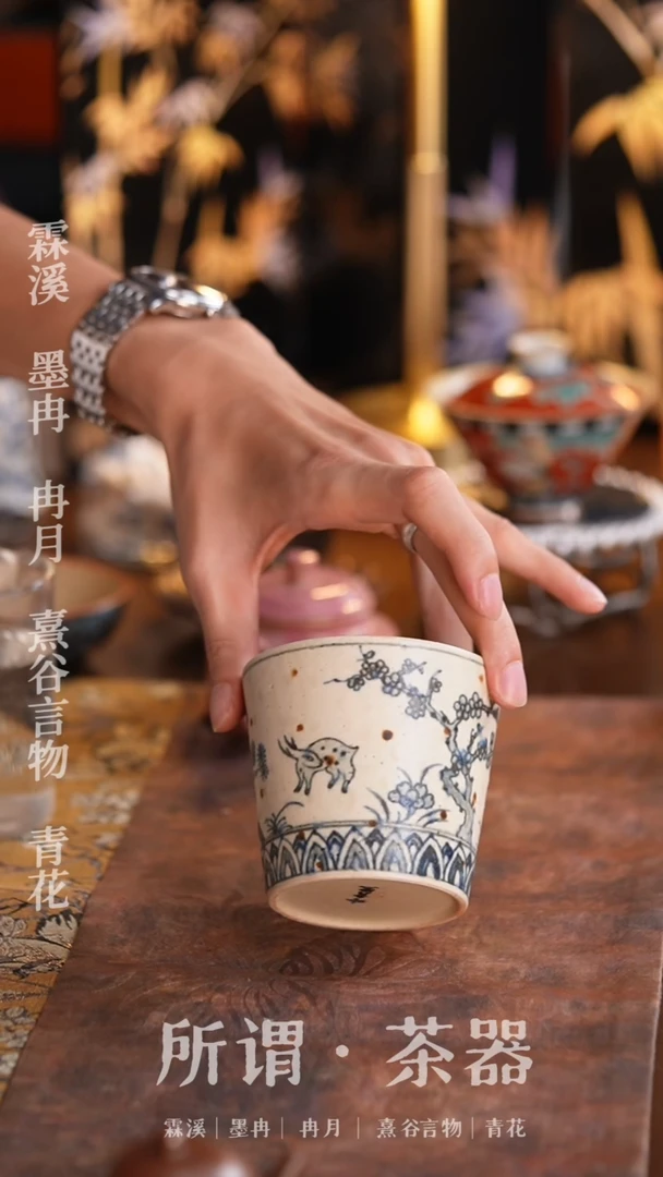景德镇手工手绘杯子