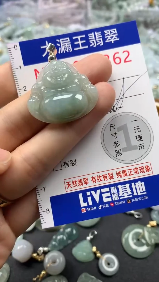 翡翠未镶嵌吊坠(不含链)362