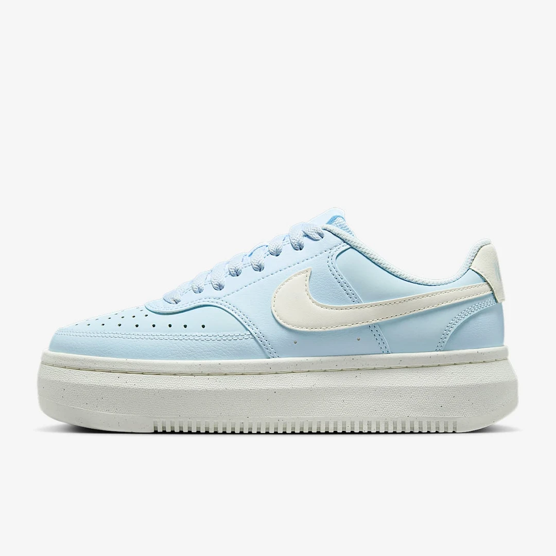 NIKE/耐克【商场同款】Court女子白蓝厚底运动休闲板鞋DZ5394400