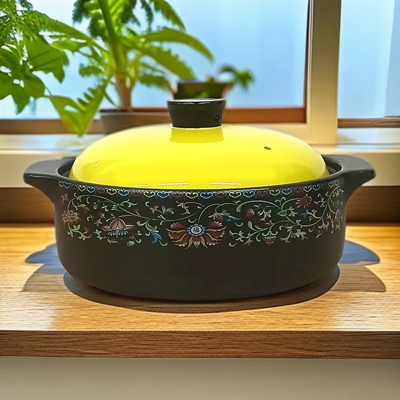 【工厂直发】6升陶瓷砂锅火锅破价陶瓷砂锅煲汤干烧不裂炖煮粥焖锅